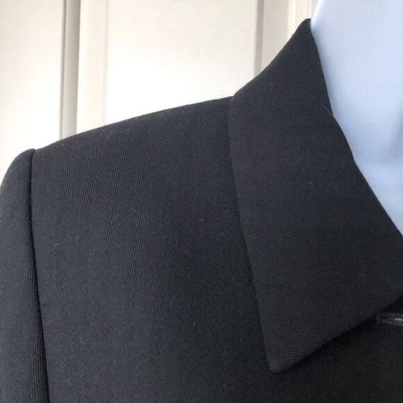 Escada by M.Ley Black Wool Herringbone Suit jacket - Picture 4 of 10